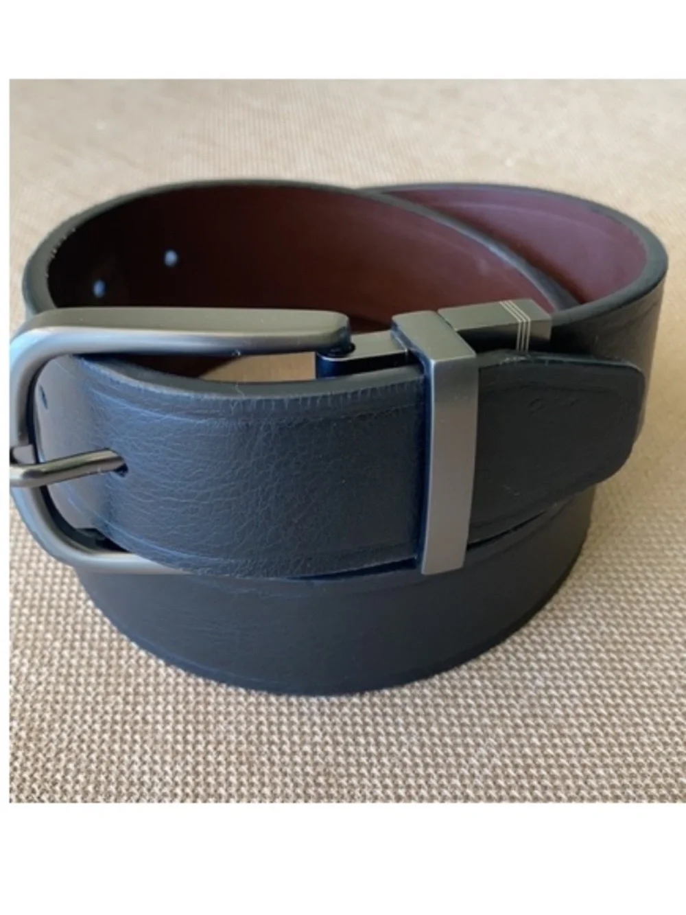Dockers Leather Reversible Mens Belt Black/Brown